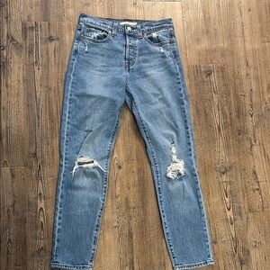 Levi's Blue Straight Leg Women's Jeans